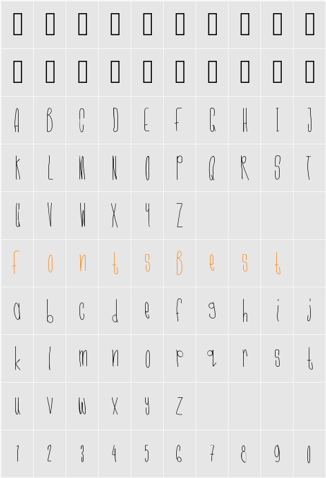 CMonkeeLight Character Map