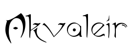 Akvaleir Font Image