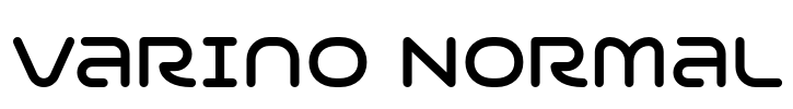 Varino Normal Font Image