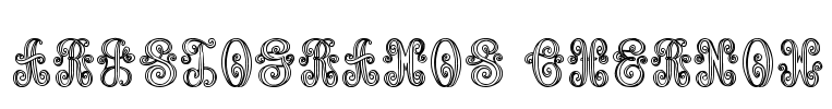 Aristogramos Chernow Font Image