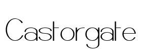 Castorgate Font Image