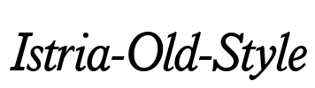 Istria-Old-Style Font Image