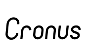 Cronus Font Image