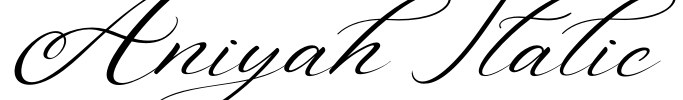 Aniyah Italic