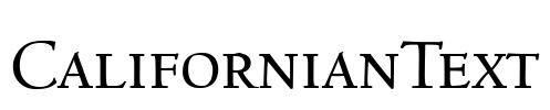 CalifornianText Font Image