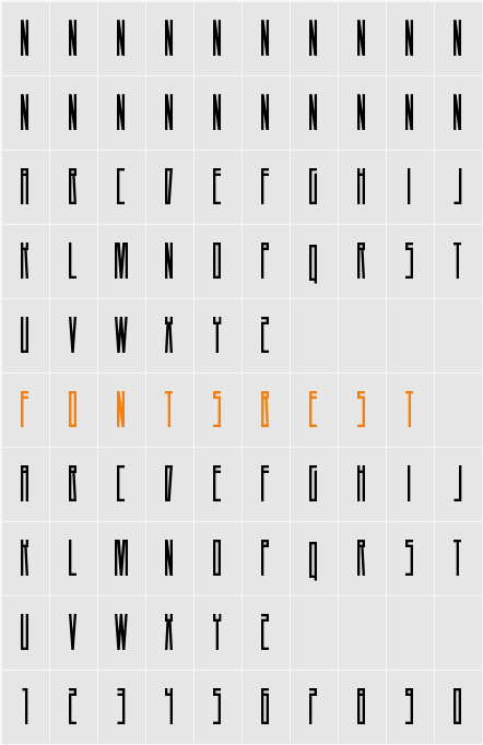 A Dash of Salt Character Map