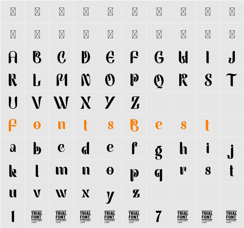 challenge conditions demo Character Map