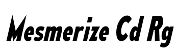 Mesmerize Cd Rg Font Image