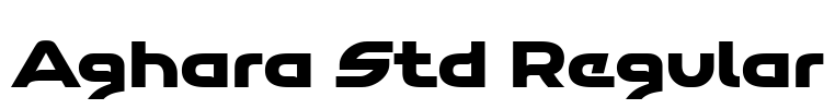 Aghara Std Regular Font Image