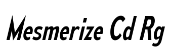 Mesmerize Cd Rg Font Image