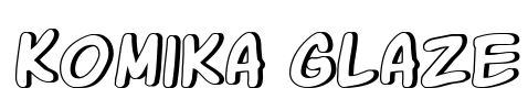 Komika Glaze Font Image