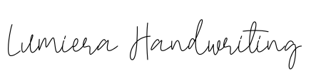 Lumiera Handwriting