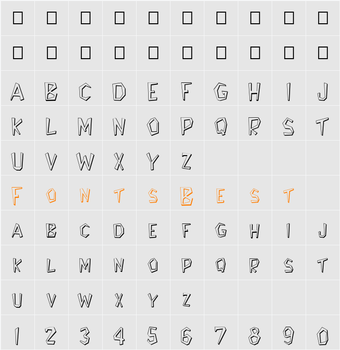 FZ JAZZY 8 3D Character Map