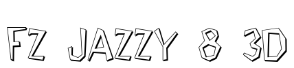 FZ JAZZY 8 3D Font Image