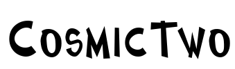 CosmicTwo Font Image