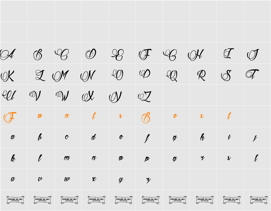 Aldebaran Character Map