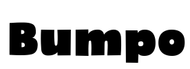 Bumpo Font Image