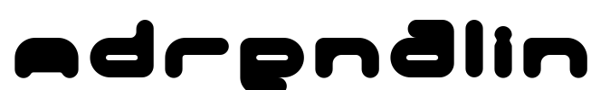 Adrenalin Font Image