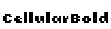 CellularBold Font Image