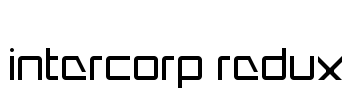 Intercorp Redux Font Image