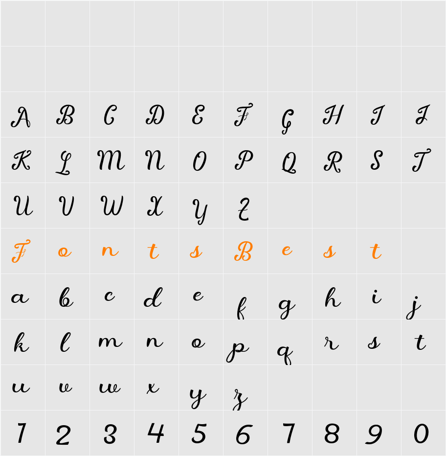 absolute Character Map