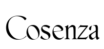 Cosenza Font Image