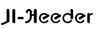 JI-Heeder Font Image