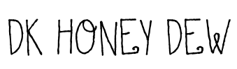 DK Honey Dew Font Image