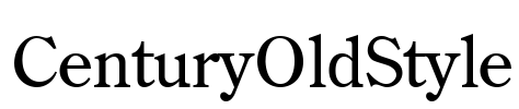 CenturyOldStyle Font Image