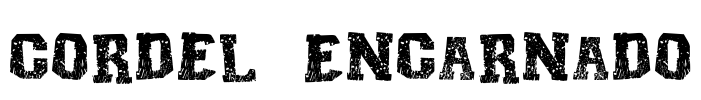 Cordel Encarnado Font Image