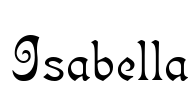 Isabella Font Image