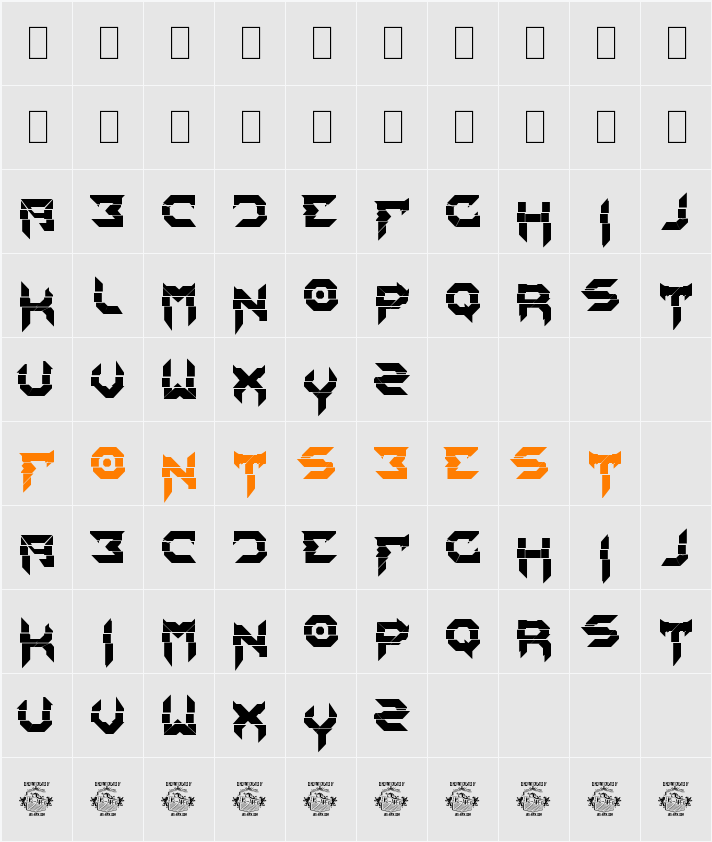 Mixit Character Map