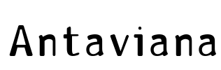 Antaviana Font Image