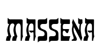 Massena Font Image