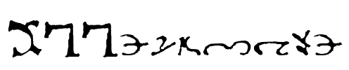 DEEnochian Font Image