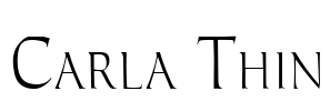 Carla Thin Font Image