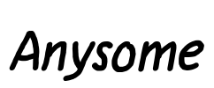 Anysome Font Image