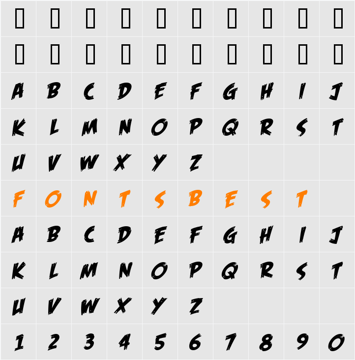 Feast of Flesh BB Character Map