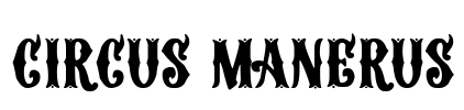 Circus Manerus Font Image