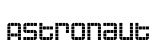 Astronaut Font Image