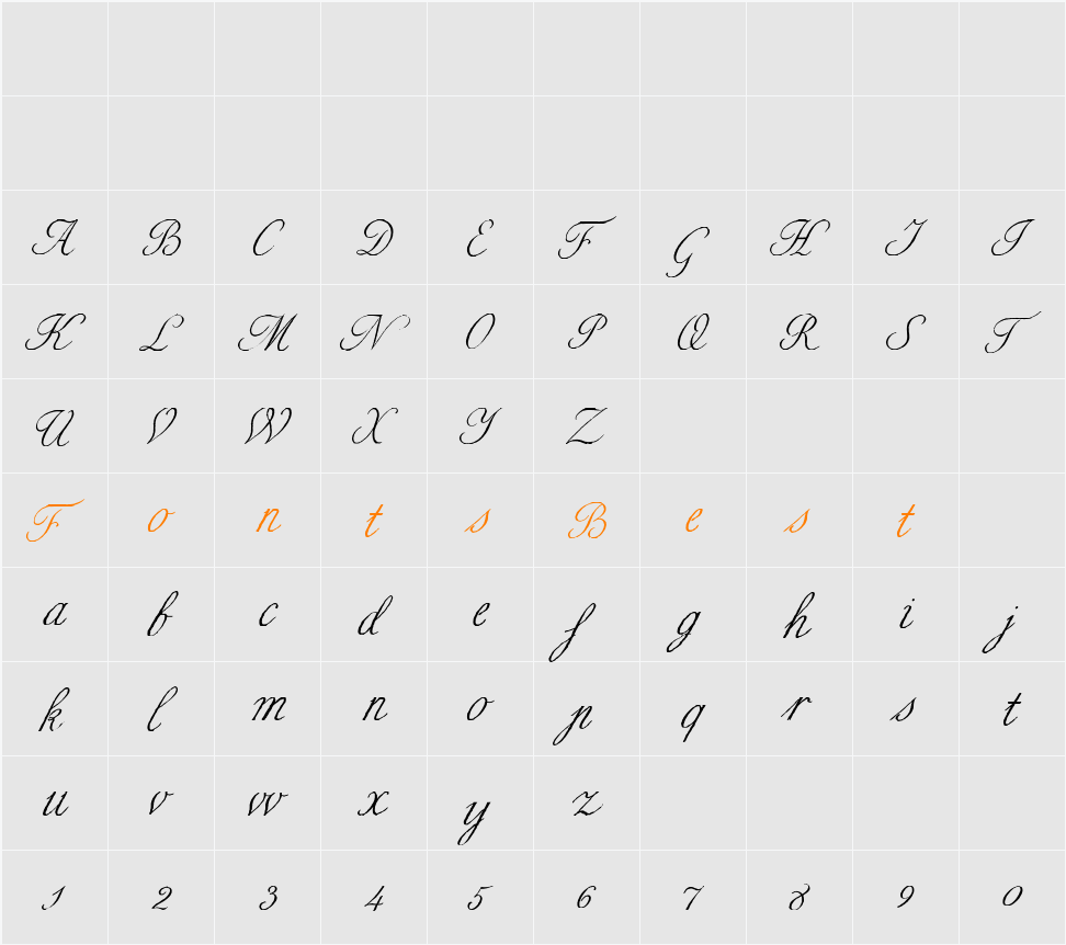 MethodoOne Character Map