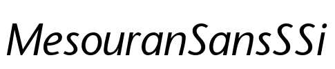 MesouranSansSSi Font Image