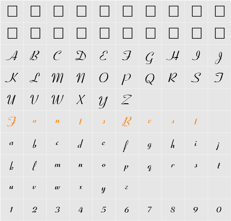 CLEAVER Character Map