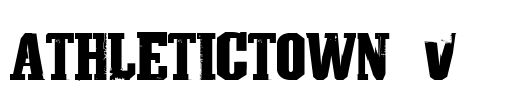 AthleticTown v0.1 Font Image