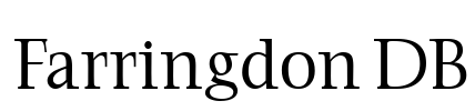 Farringdon DB Font Image