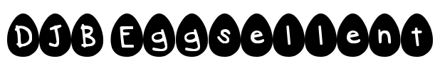 DJB Eggsellent Font Image