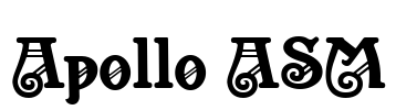 Apollo ASM Font Image