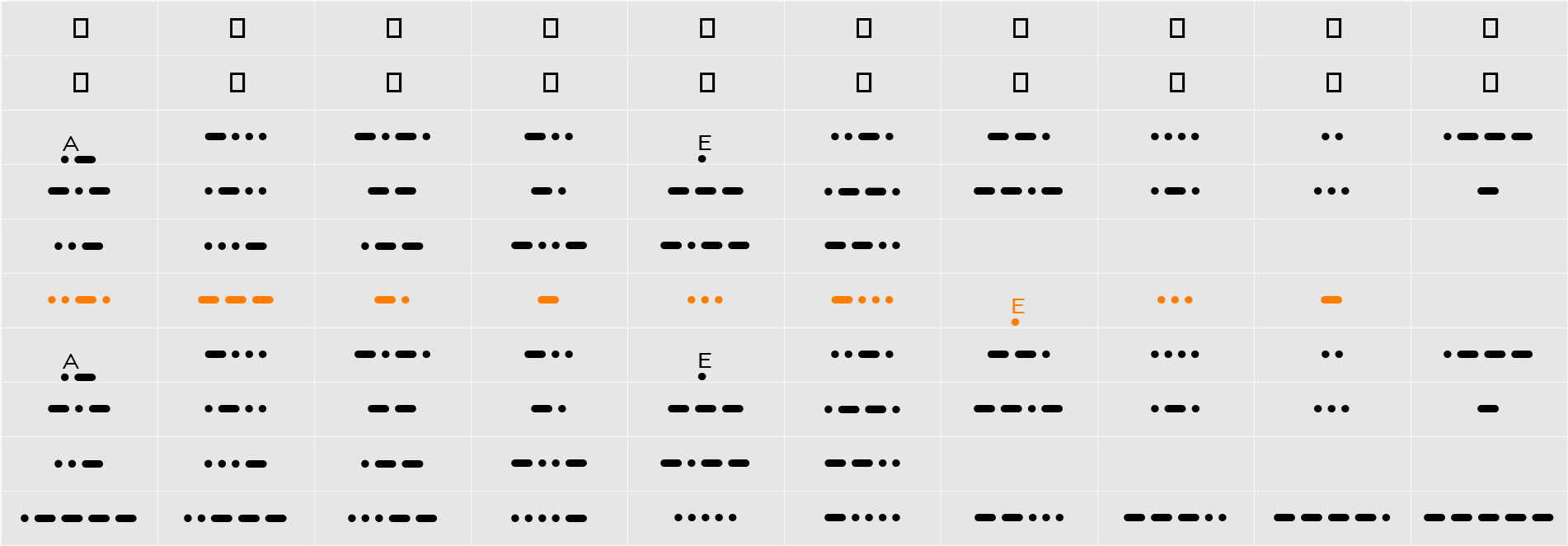 Match Morse (Shareware) Character Map