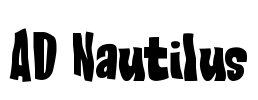 AD Nautilus Font Image