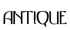 Antique Font Image